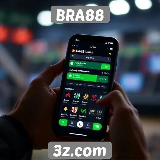 Funcionalidades móveis do site BRA88